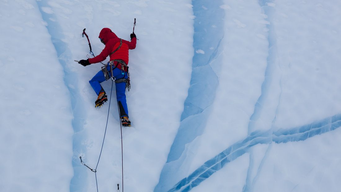 Leo Houlding Ice Climbing